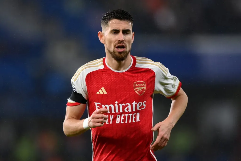 Jorginho atuando contra o Chelsea (ING). Foto: Justin Setterfield/Getty Images