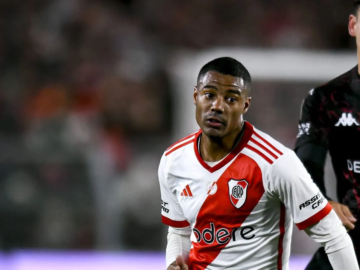Nicolas De La Cruz, jogador do River Plate - Foto:  Marcelo Endelli/Getty Images