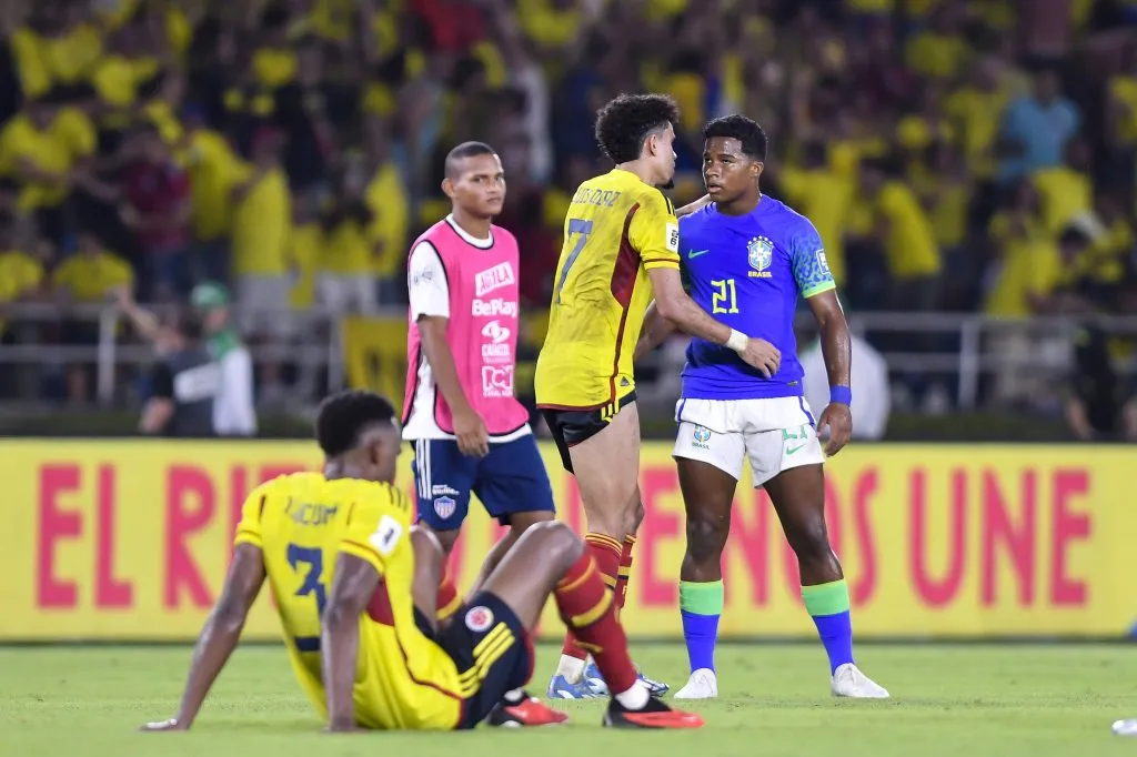 Endrick em sua primeira partida pelo Brasil. (Photo by Gabriel Aponte/Getty Images)