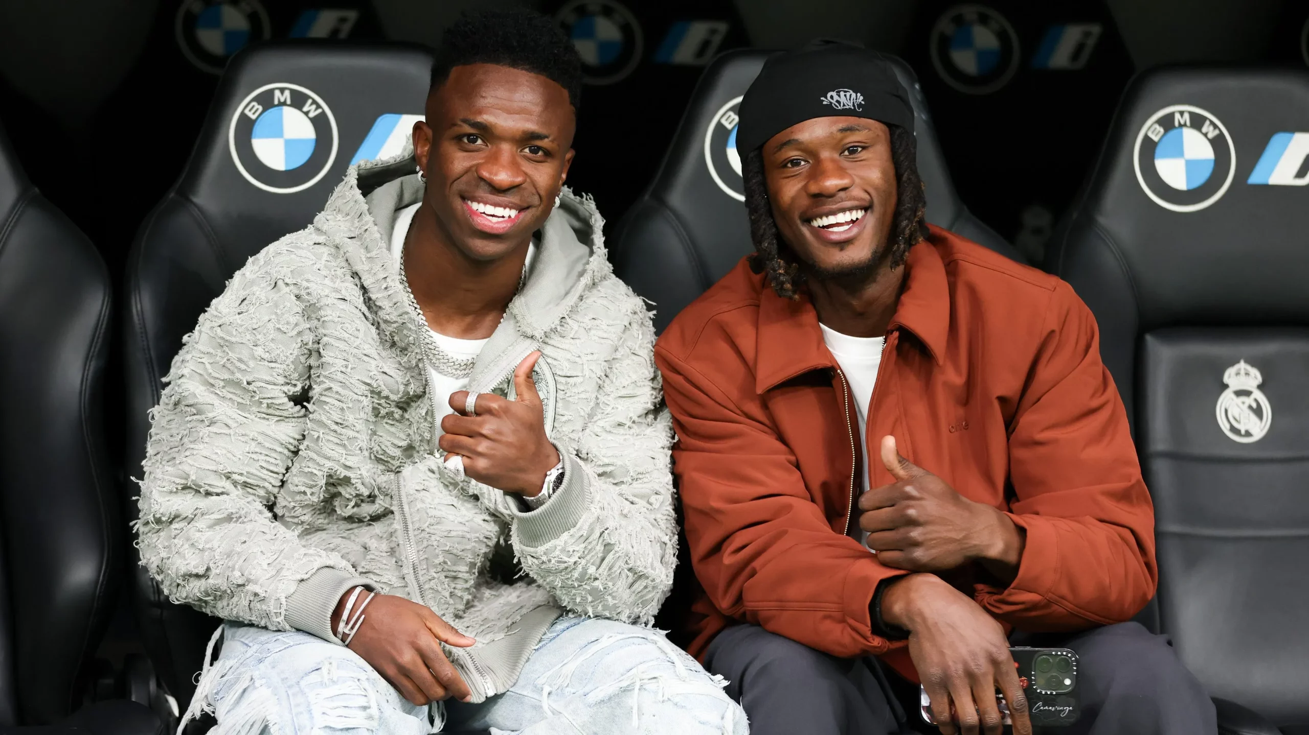Vini Jr e Camavinga são muito próximos - (Photo by Florencia Tan Jun/Getty Images).
