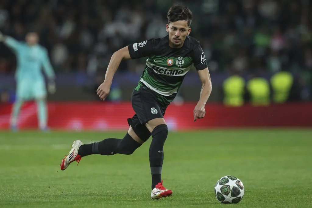 Corinthians tentou a contratação de Biel, mas o Sporting Lisboa não topou. Foto: Carlos Rodrigues/Getty Images.