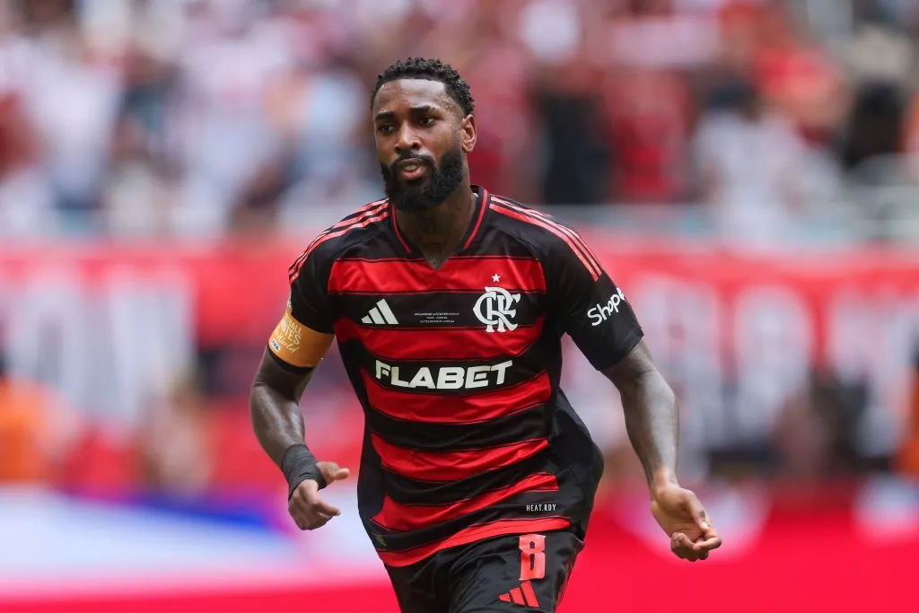 Gerson sai do Flamengo após ser um dos destaques do clube no Mundial. Foto: Michael Reaves/Getty Images.