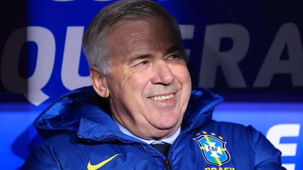 Ancelotti na Seleção Brasileira - Foto: Buda Mendes/Getty Images