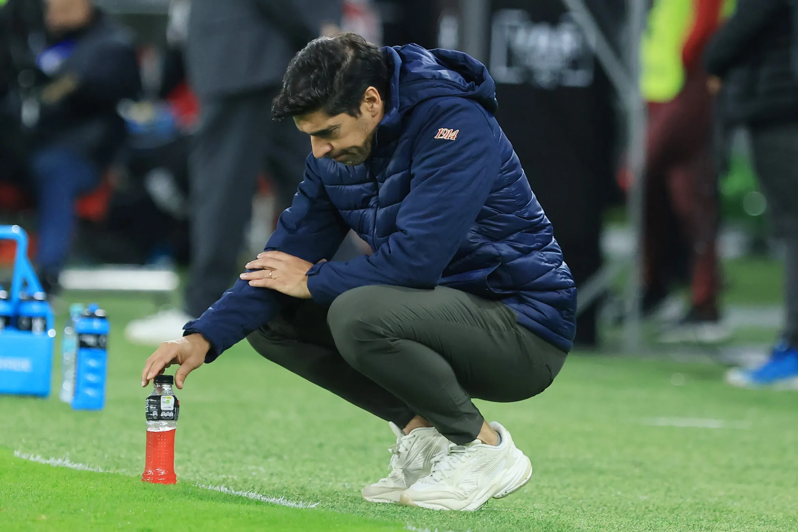 Futebol sem repertório na reta final da temporada, especialmente em Libertadores e Brasileiro, minou confiança em Abel Ferreira no SEP – Foto: Franklin Jacome/Getty Images