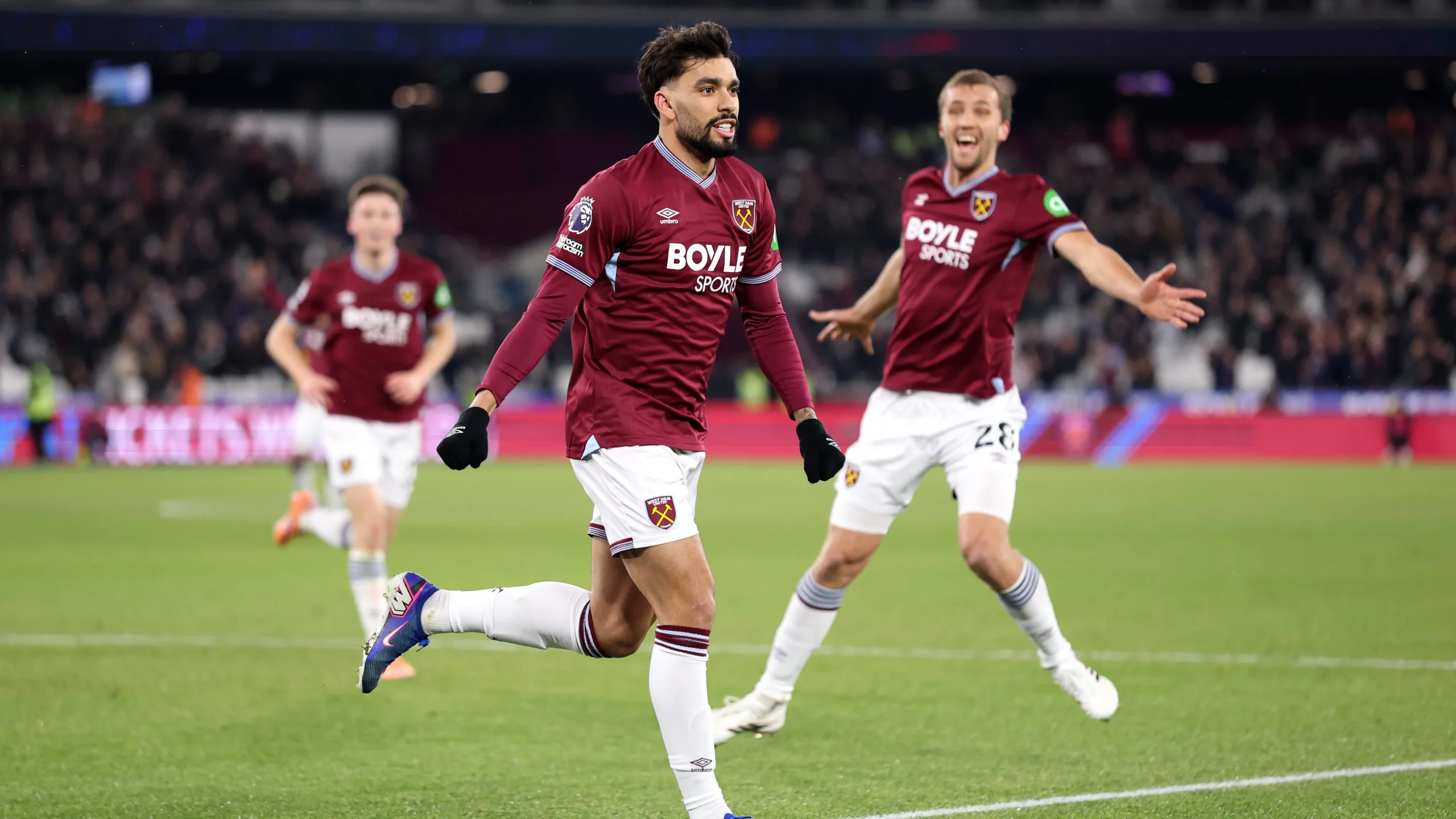 Partida da Premier League entre West Ham United e Nottingham Forest no Estádio de Londres em 6 de janeiro de 2026, em Londres, Inglaterra. Foto de Julian Finney/Getty Images.