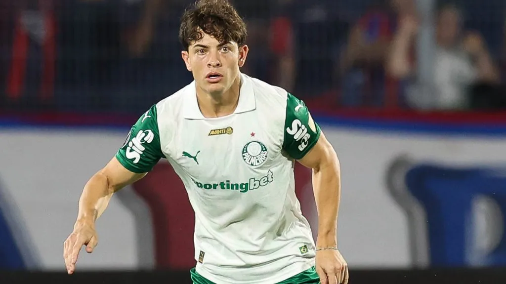 Giay em ação contra o Cerro Porteño – (Foto: Cesar Greco/Palmeiras/by Canon)