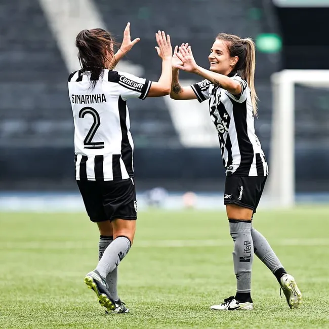 Gloriosas na semifinal do Carioca. Foto: Arthur Barreto/Botafogo