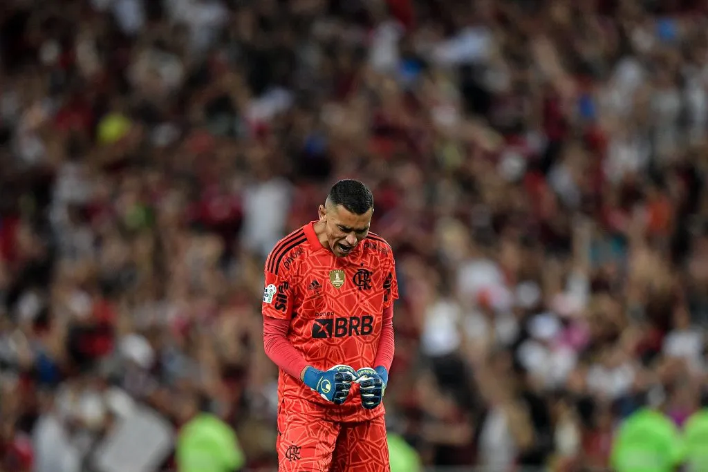 Santos em ação pelo Flamengo. Foto: Thiago Ribeiro/AGIF