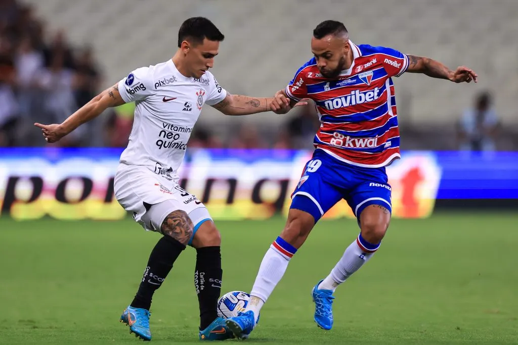 Guilherme Augusto defendeu as cores do Fortaleza em 2023. (Photo by Buda Mendes/Getty Images)
