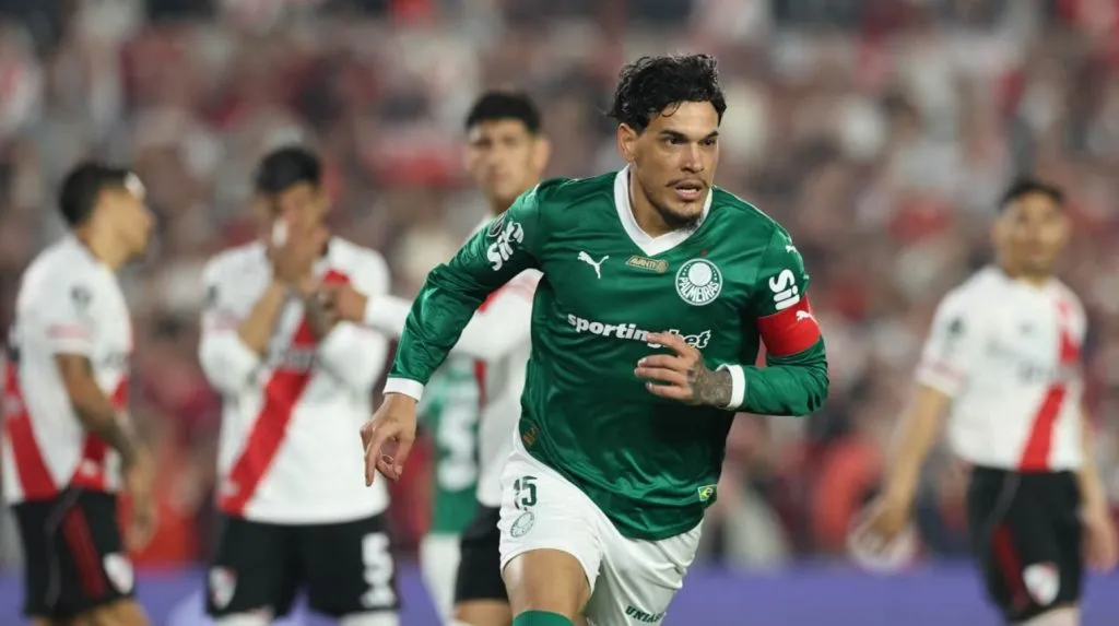 Palmeiras venceu o River Plate e Gustavo Gómez marcou um dos gols da equipe. Foto: Cesar Greco/Palmeiras