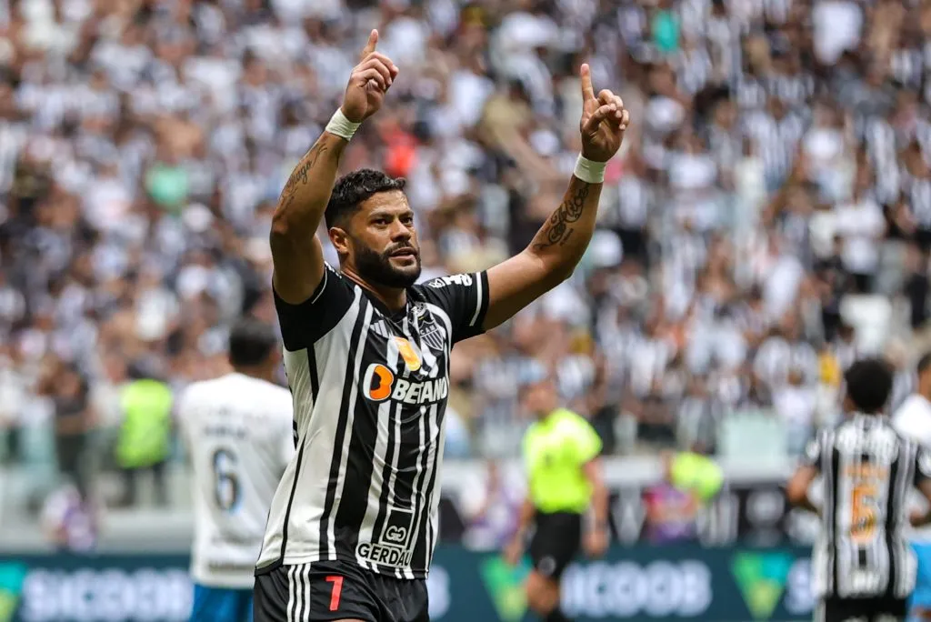 Hulk jogador do Atlético-MG durante partida pelo campeonato Brasileiro A 2023. Foto: Gilson Lobo/AGIF