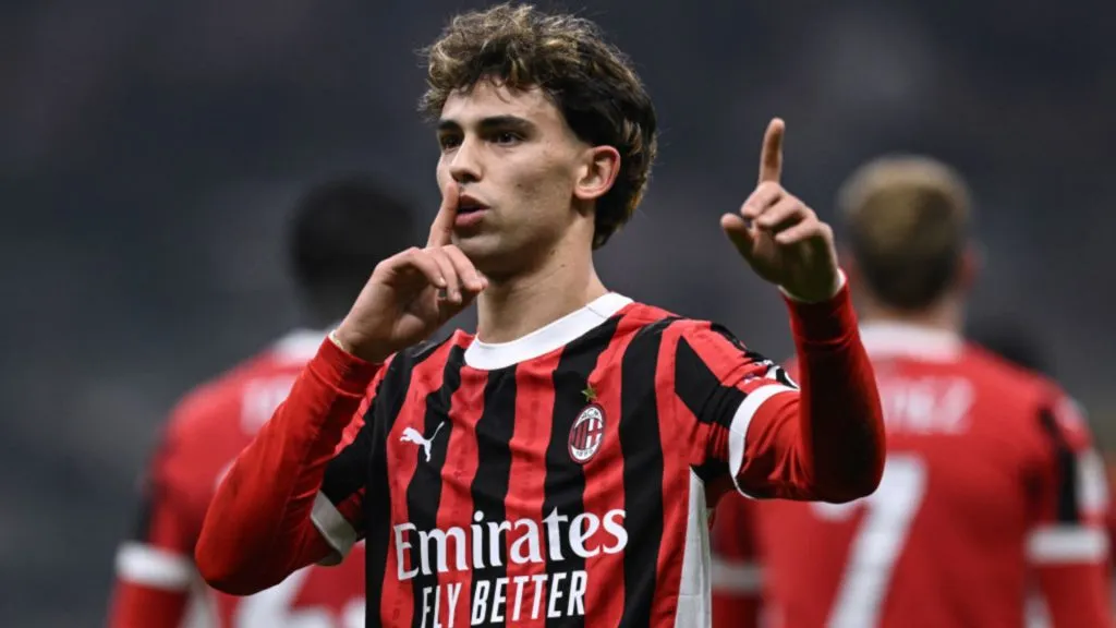 Alvo do Flamengo, João Félix está defendendo atualmente o Milan, da Itália – Foto: Reprodução/Milan