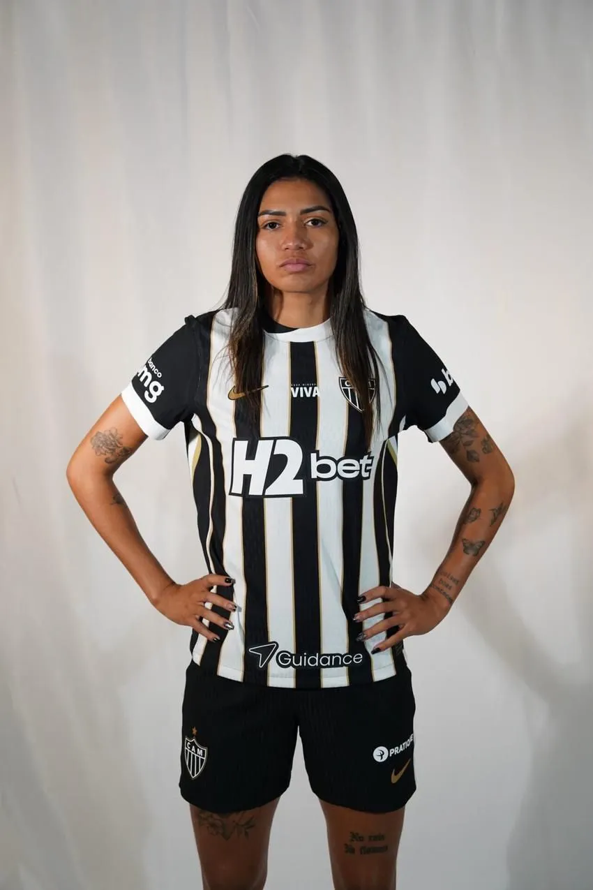 Jogadora Anny Marabá está de volta ao Atlético. Foto: Dany Veiga/Atlético-MG
