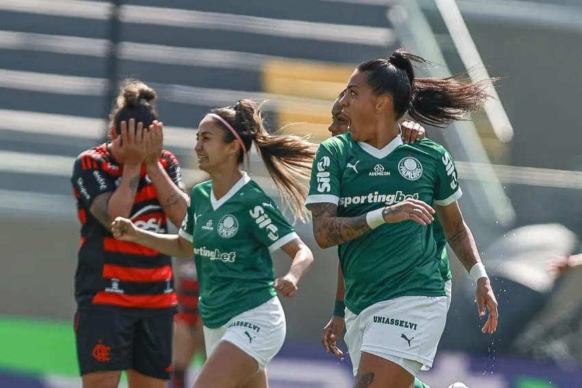 Jogadoras Alviverdes. Foto: Rebeca Reis/Staff Images Woman/CBF