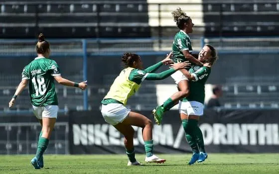 Jogadoras do Palmeiras Feminino. Foto: CBF