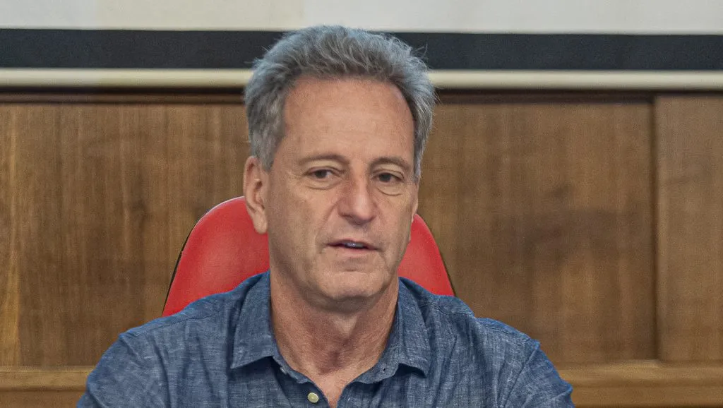 Landim, presidente do Flamengo  Foto: Paula Reis / Flamengo