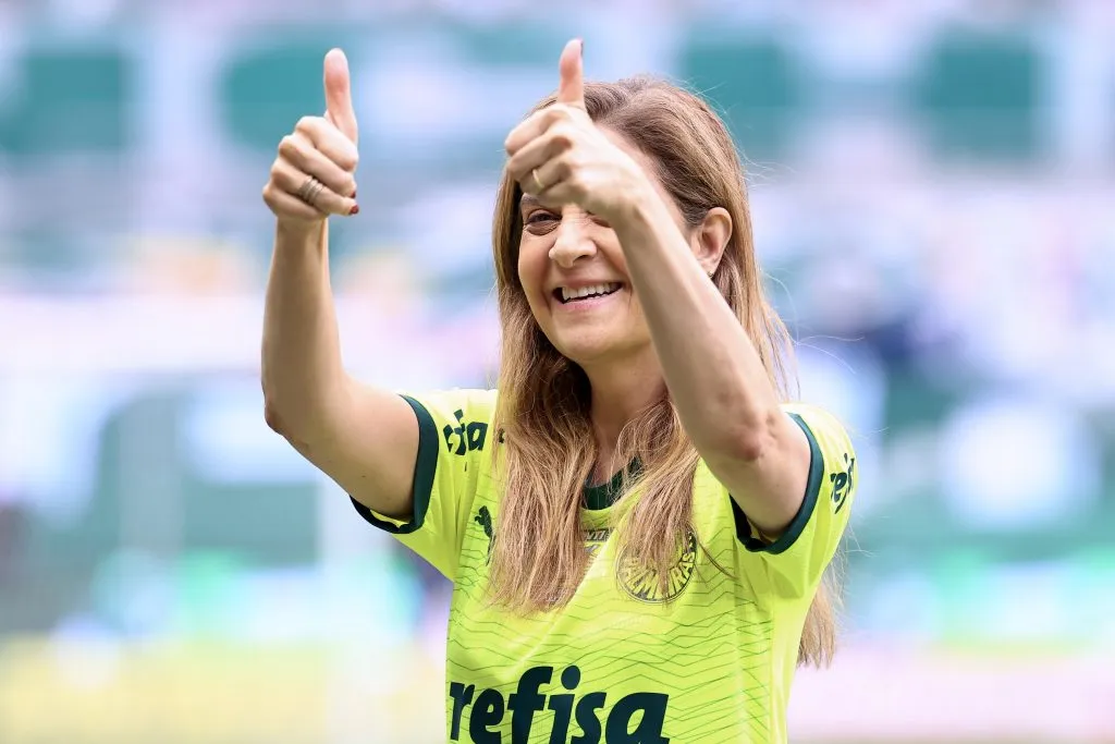 Leila Pereira presidente do Palmeiras