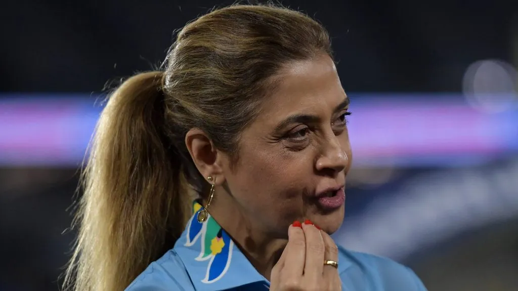 Leila Pereira renovará com Flaco López até 2029. Foto: Thiago Ribeiro/AGIF