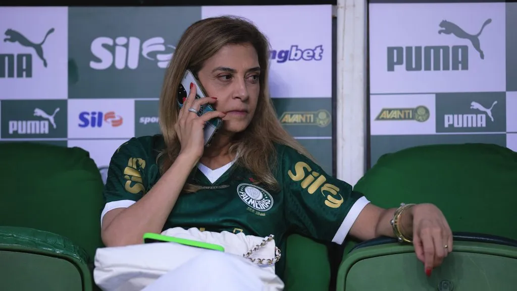 Presidente do Palmeiras em jogo do Paulistão