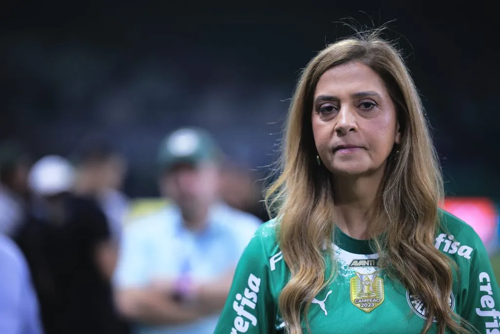 Leila Pereira: presidente do Palmeiras – Foto: Ettore Chiereguini/AGIF