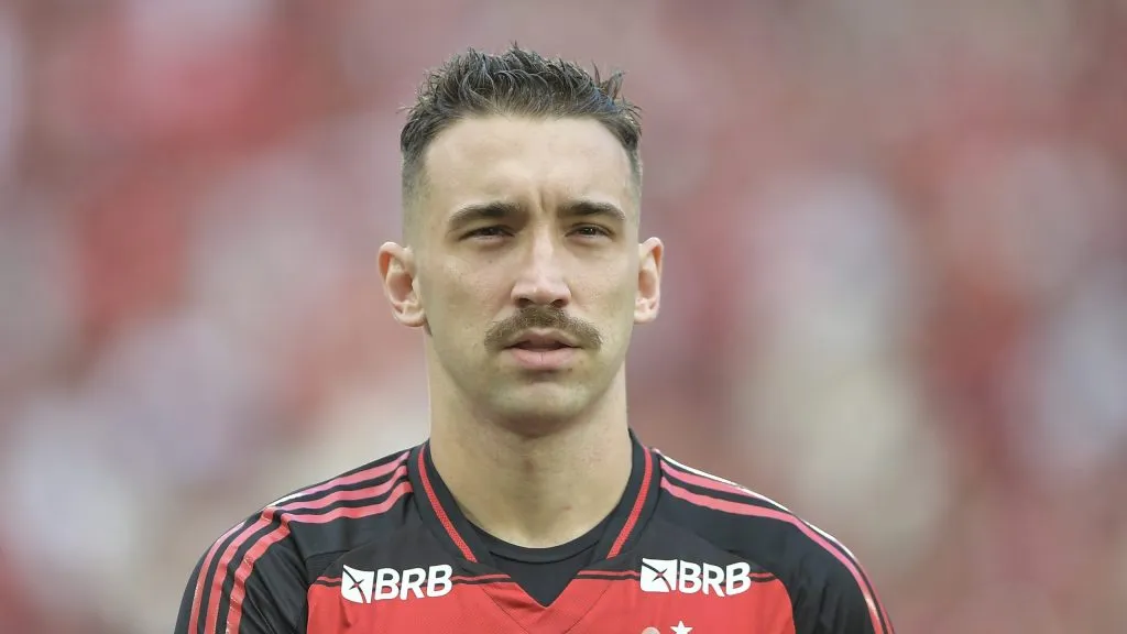 Léo Ortiz, do Flamengo. Foto: Thiago Ribeiro/AGIF.