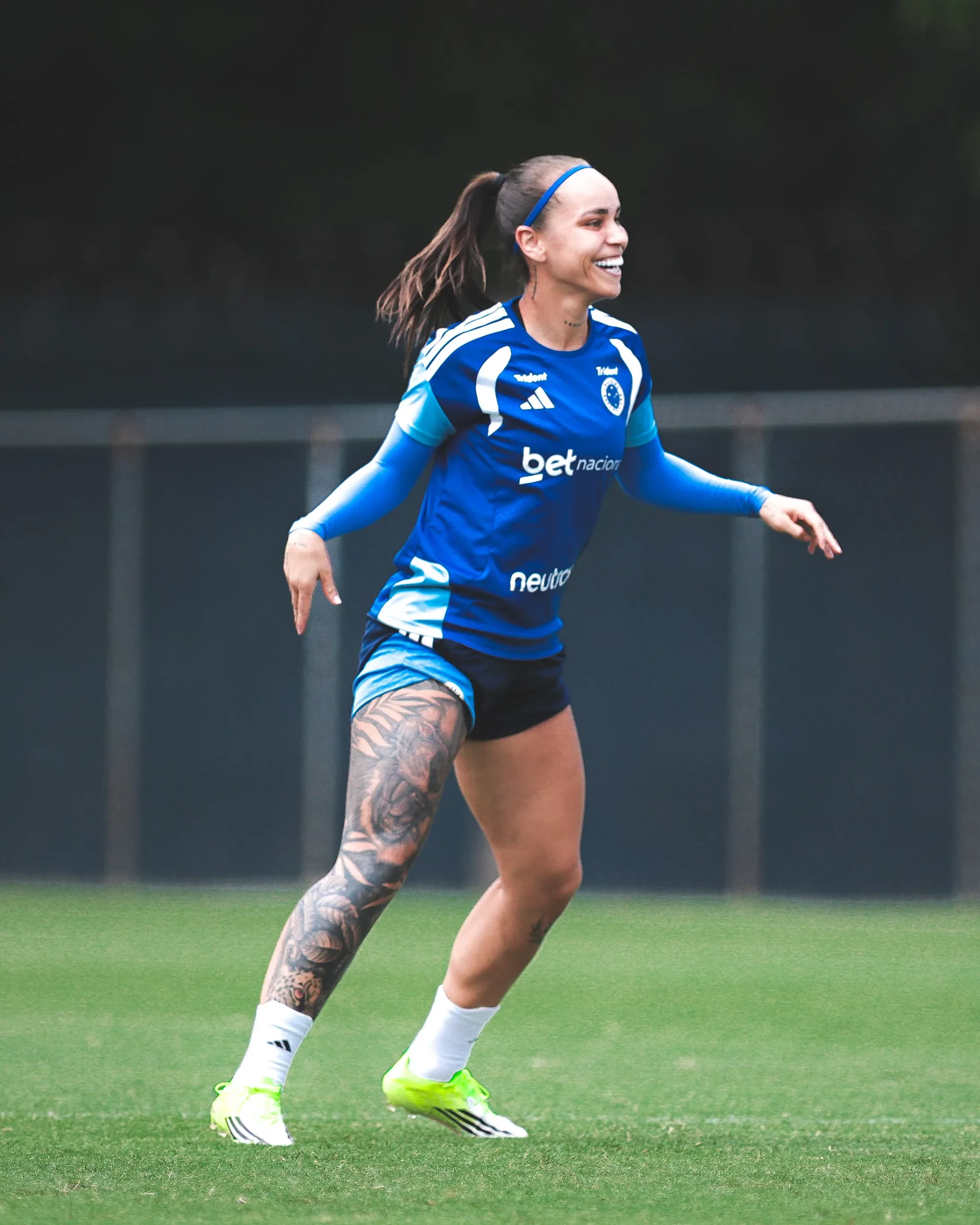 Letícia Ferreira, jogadora das Cabulosas. Foto: Gustavo Martins/Cruzeiro