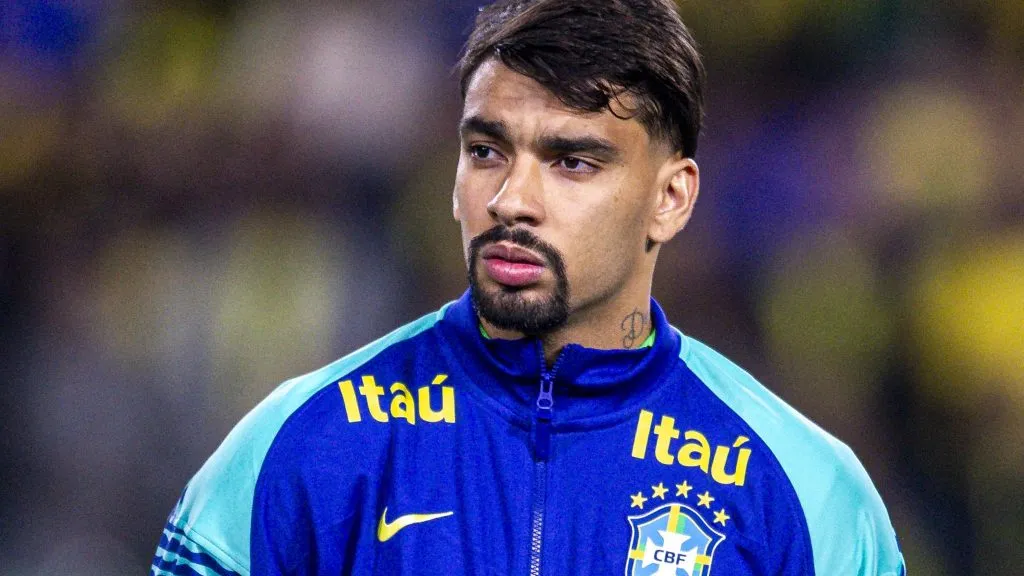 Lucas Paquetá, pela Seleção Brasileira. Foto: Anderson Lira/SPP/IMAGO