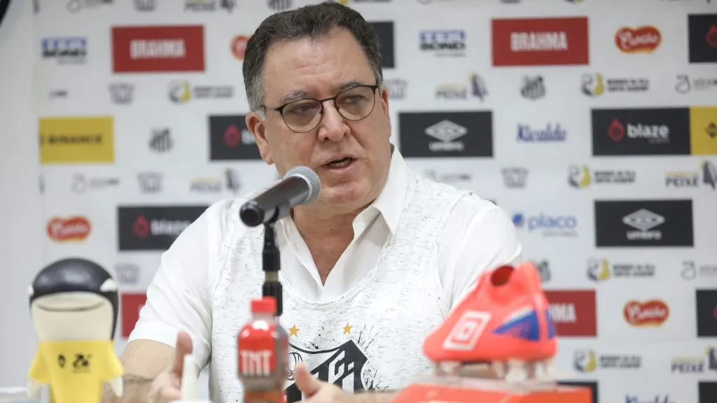 Marcelo Teixeira, presidente do Santos