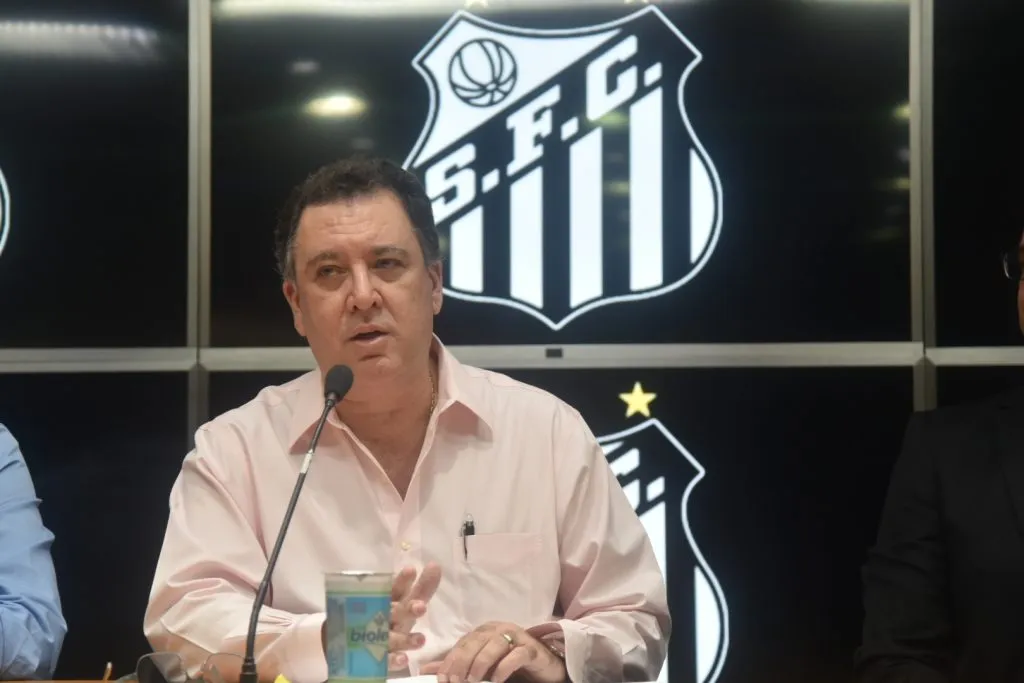 Marcelo Teixeira tem a missão de recolocar o Santos na Série A. Foto: Ivan Storti/Santos FC