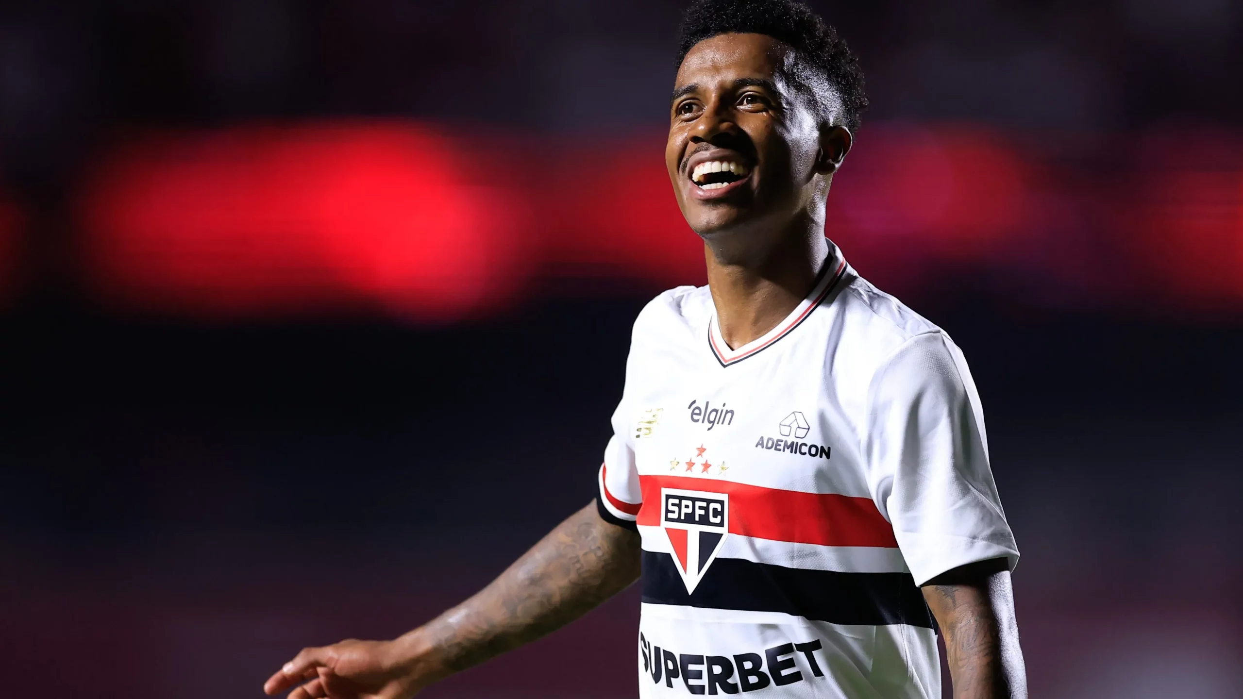 SP – SAO PAULO – 31/01/2026 – PAULISTA 2026, SAO PAULO X SANTOS – Marcos Antonio jogador do Sao Paulo durante partida contra o Santos no estadio Morumbi pelo campeonato Paulista 2026. Foto: Marcello Zambrana/AGIF
