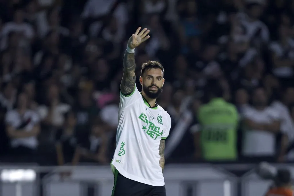 Mastriani foi o destaque do já rebaixado América-MG com 21 gols na temporada – Foto: Wagner Meier/Getty Images