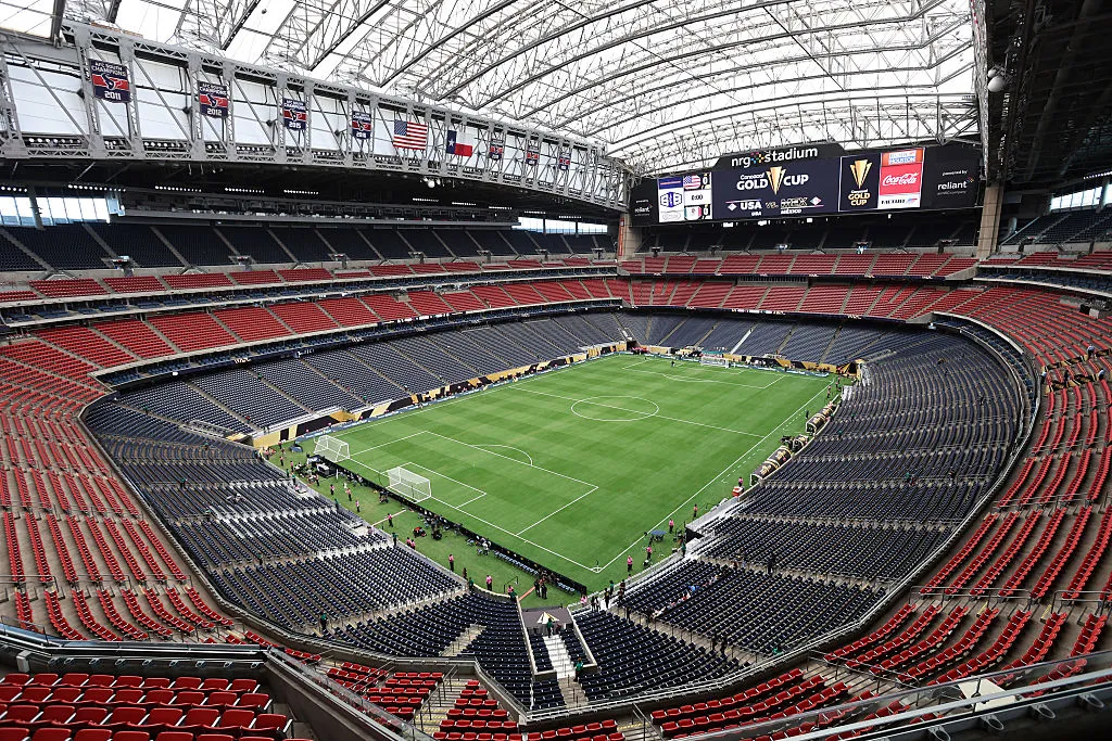 A general view before the finals of the CONCACAF Gold Cup 2025 between the United States and Mexico at NRG Stadium on July 06, 2025 in Houston, Texas. (Photo by Omar Vega/Getty Images)