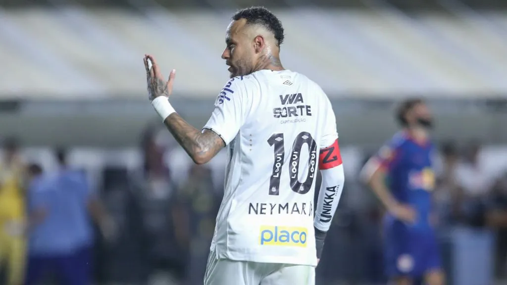 Neymar, jogador do Santos