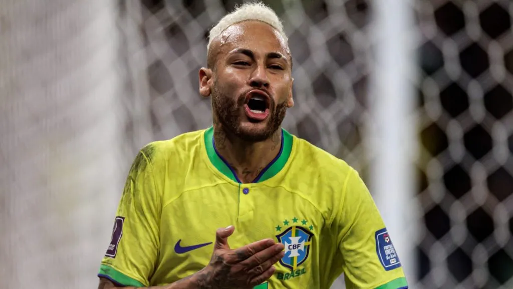 Neymar comemorando gol. Foto: Pedro Martins/AGIF