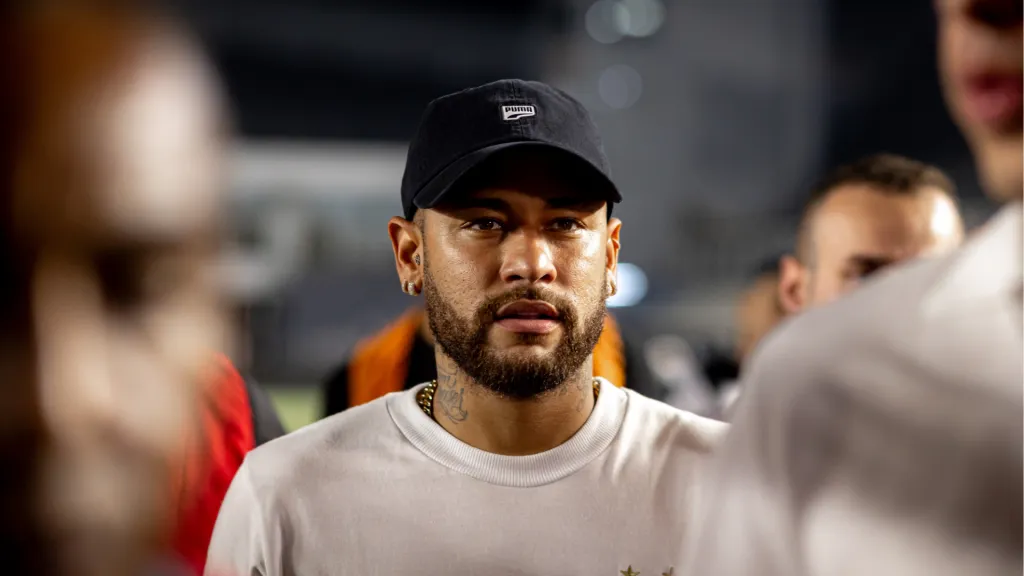 Neymar no Santos. Foto: Leonardo Lima/AGIF