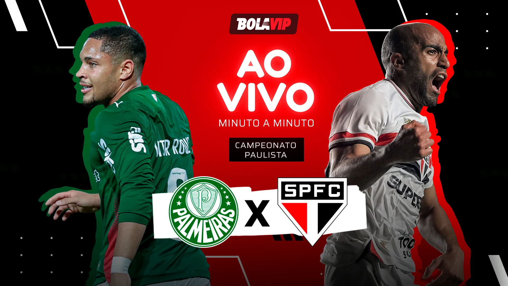 Palmeiras x São Paulo foi transmitido ao vivo pelo Bolavip Brasil. Fotos: Marcello Zambrana e Thiago Ribeiro – AGIF