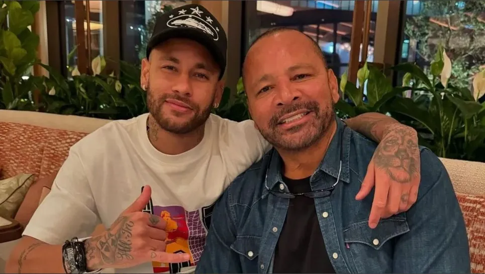 Neymar pai e o Neymar Jr