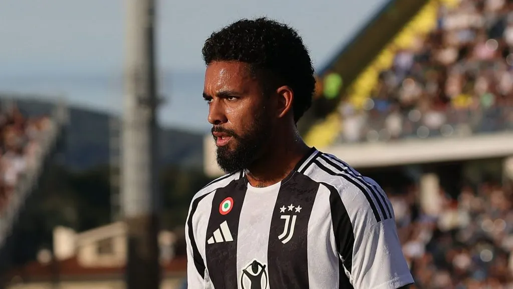 Douglas Luiz pela Juventus. (Photo by Gabriele Maltinti/Getty Images)