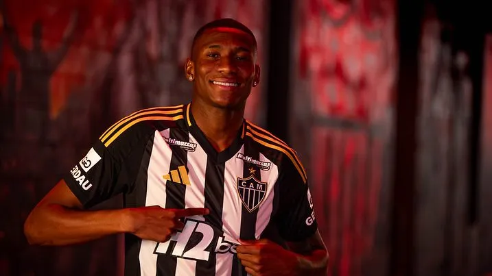 Patrick no Atlético-MG. Foto: Pedro Souza / Atlético