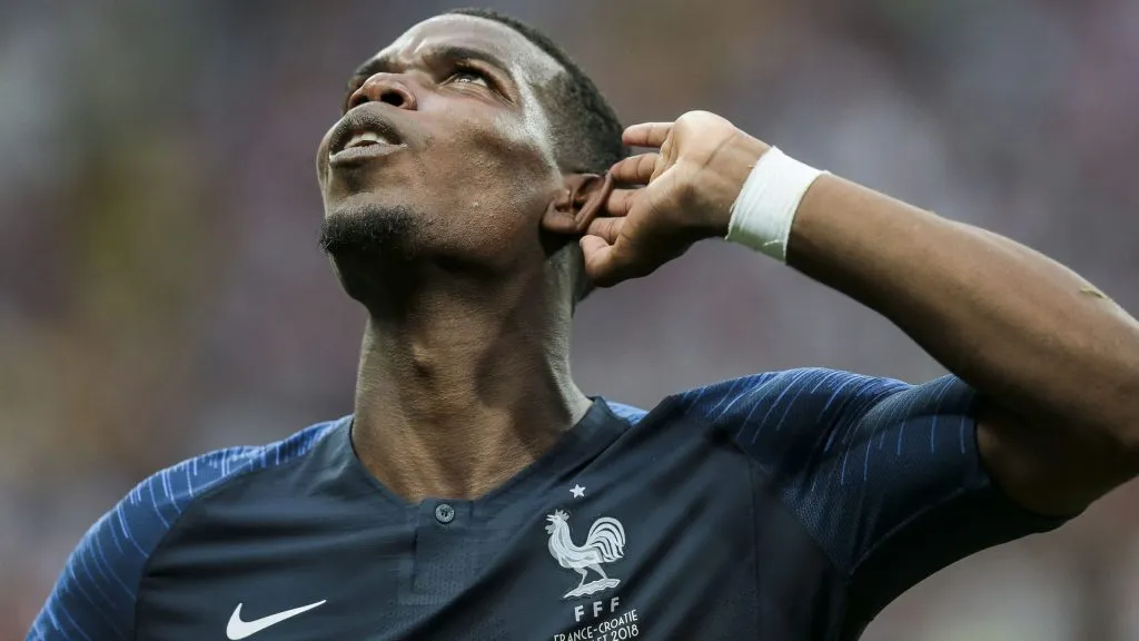 Pogba comemorando gol. Foto: Ale Cabral/AGIF