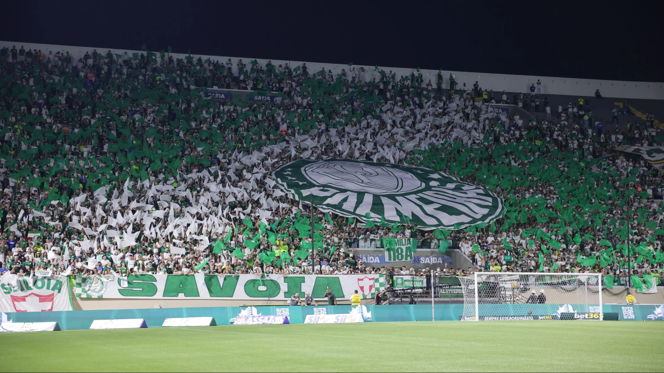 Torcida do Palmeiras na Arena Barueri. Foto: Ettore Chiereguini/AGIF