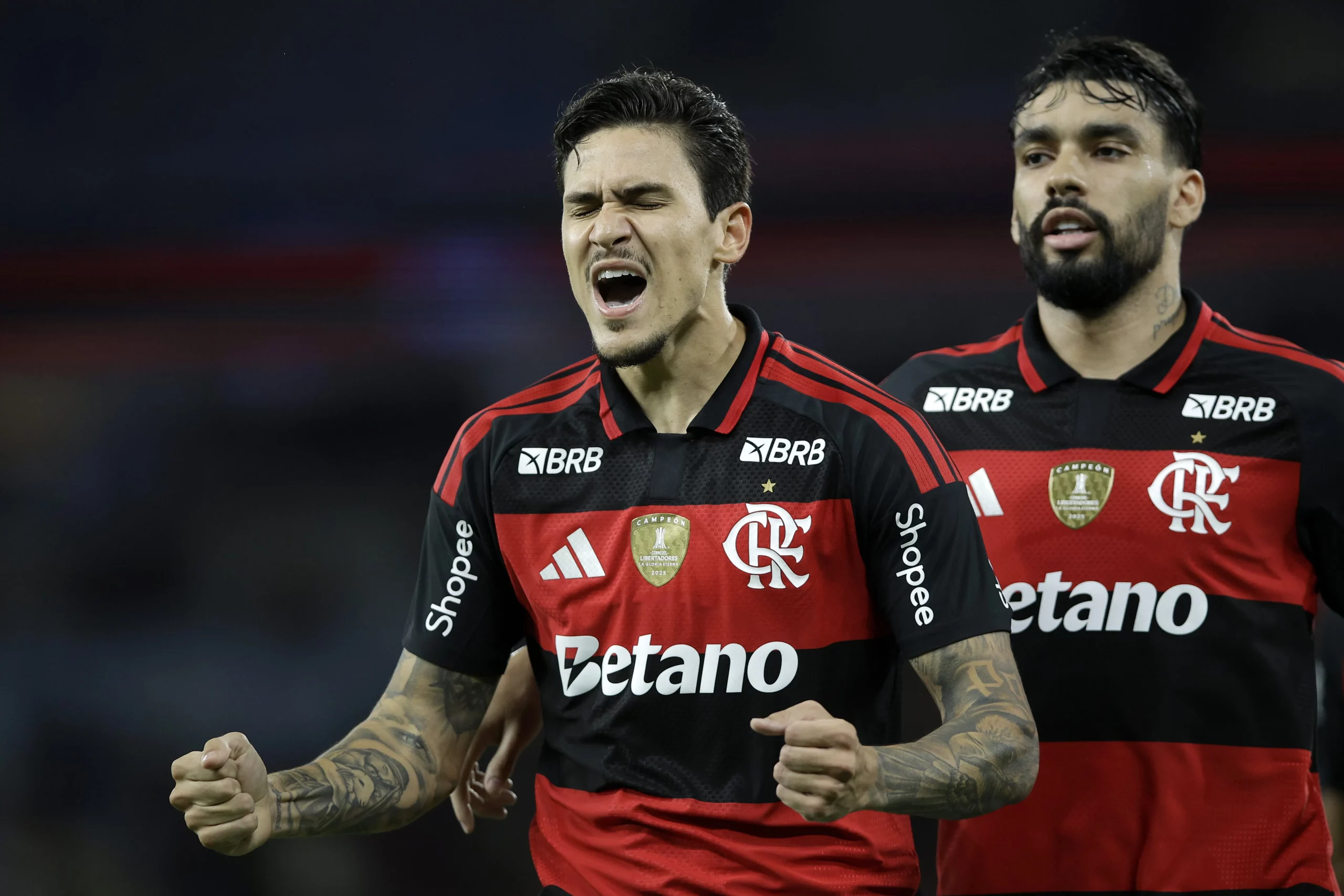 Pedro marcou dois gols na noite. Foto: Andre Mourao/AGIF