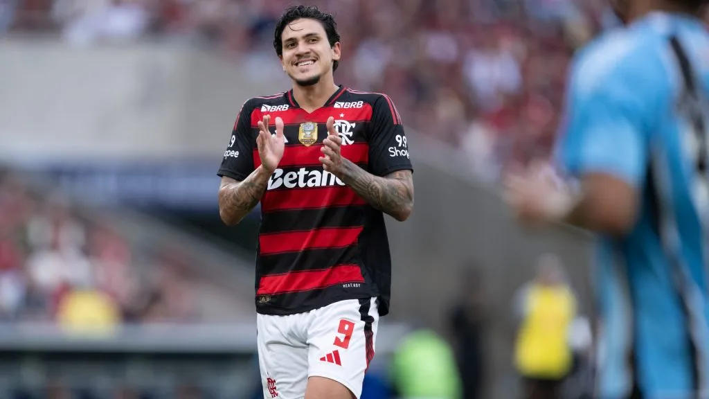 Diretoria do Flamengo encaminha renovação contratual com Pedro – Foto: Jorge Rodrigues/AGIF