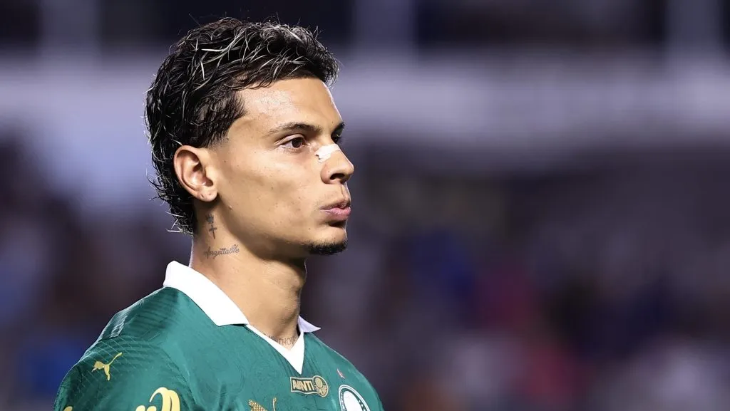 Richard Ríos, do Palmeiras - Foto: Marcello Zambrana/AGIF