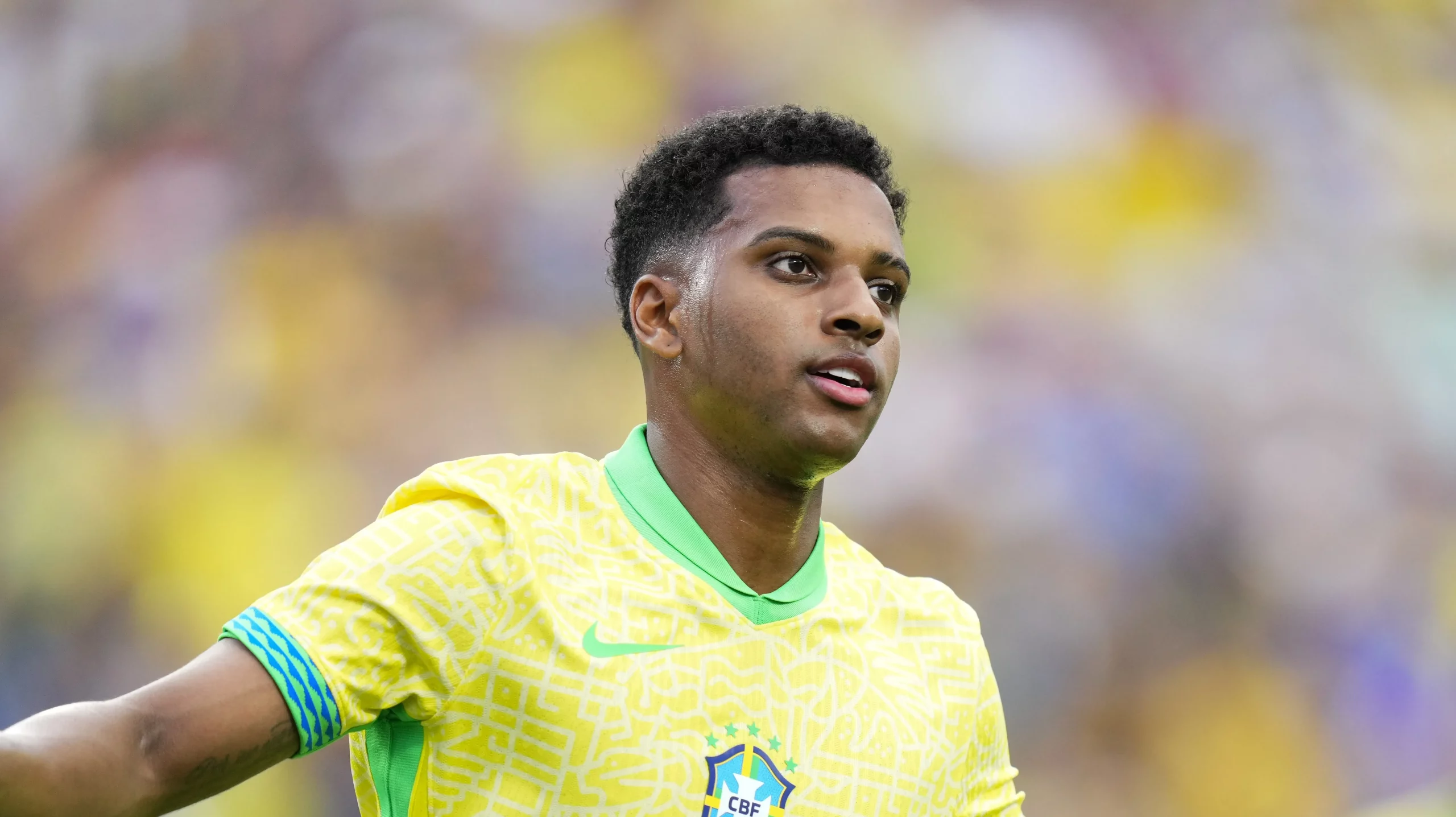 Rodrygo, atacante. (Foto de Rich Storry/Getty Images)