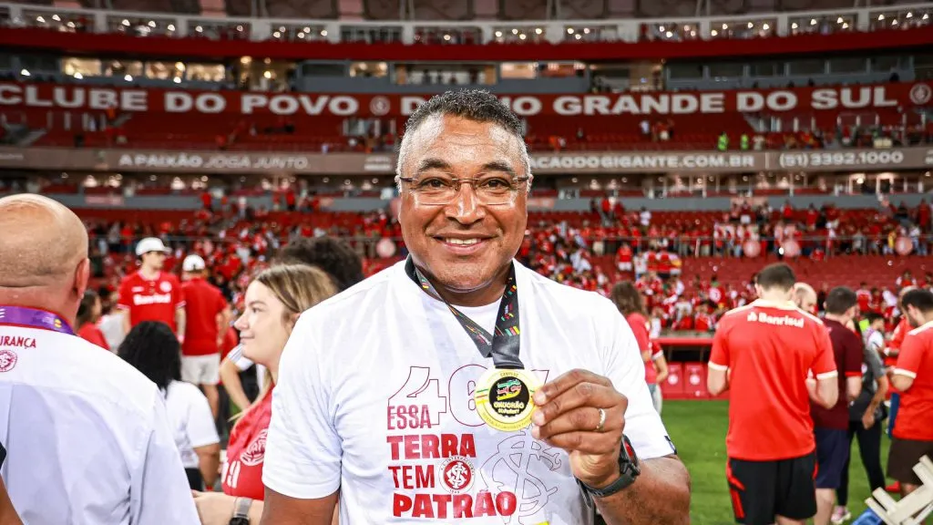 Roger Machado técnico do Internacional comemora titulo, Foto: Maxi Franzoi/AGIF