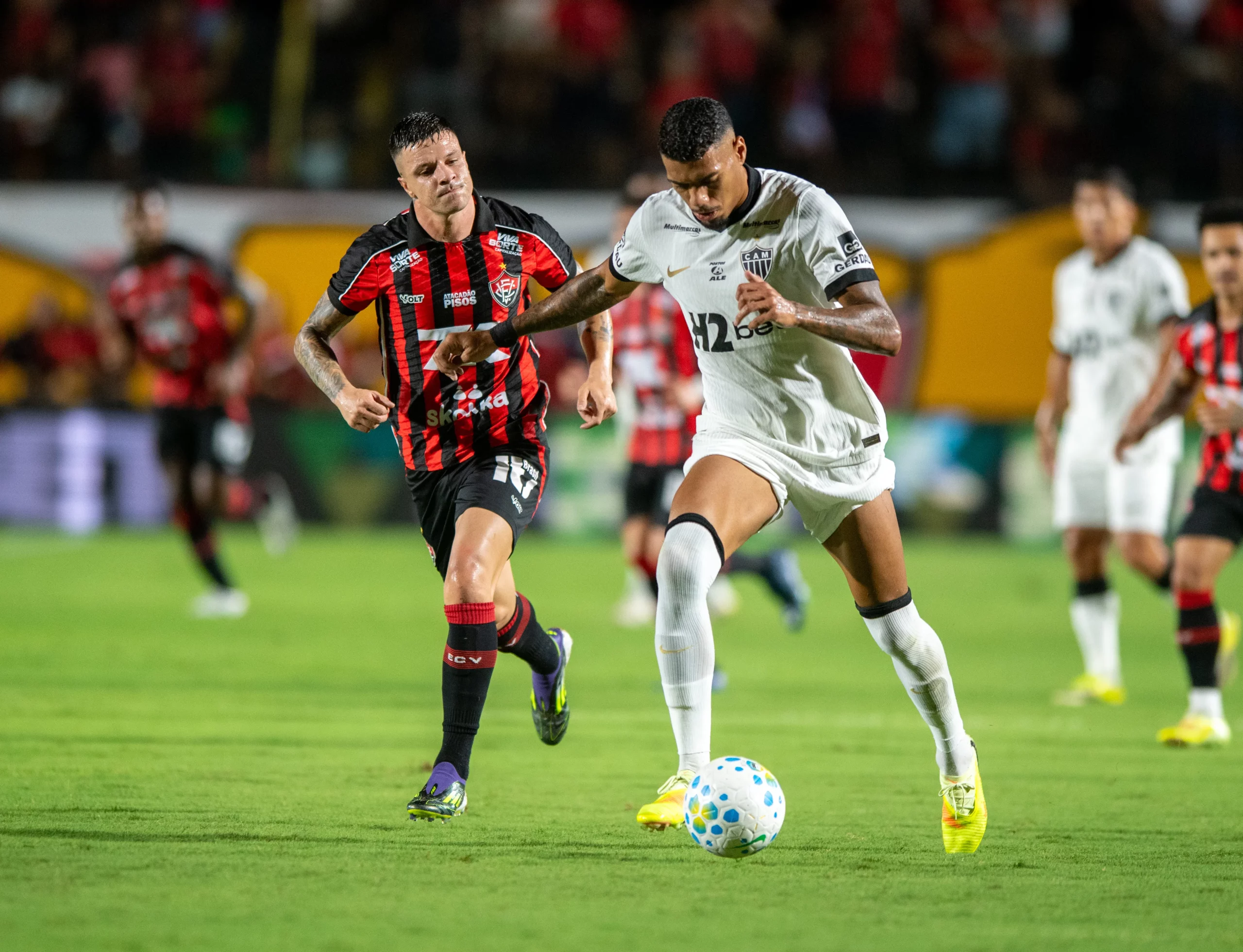 Ruan Tressoldi em partida diante do Vitória. Foto: Jhony Pinho/AGIF