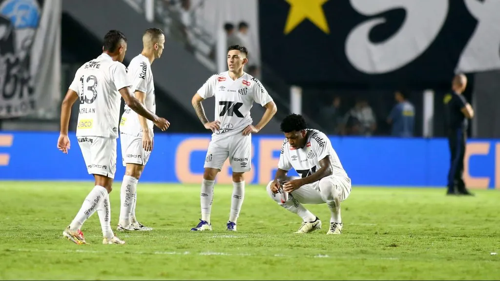 Jogadores do Santos