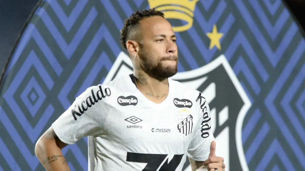 Neymar pelo Santos. Foto: Jhony Pinho/AGIF