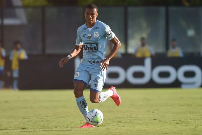 A camisa azul-clara do Santos. Foto: Ivan Storti/Santos FC